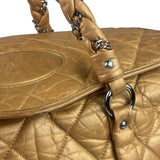 Chanel Gold Quilted Lambskin Lady Braid Flap Bag 2005