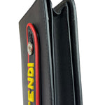 Fendi Black Leather Think Fendi Clutch