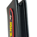 Fendi Black Leather Think Fendi Clutch