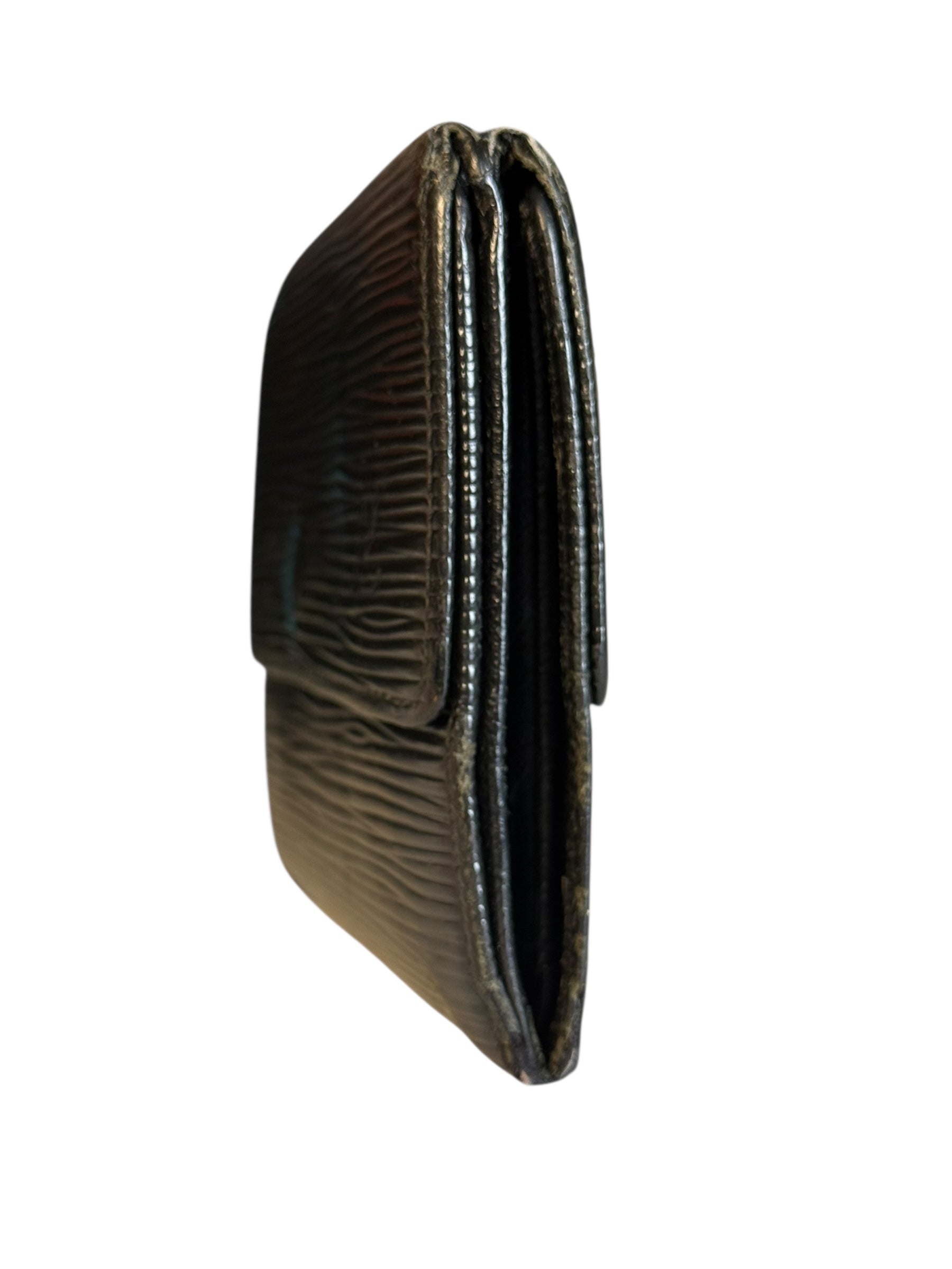 Louis Vuitton Epi Noir Compact Wallet