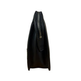 Prada Black Saffiano Bellhop Leather Travel Pouch