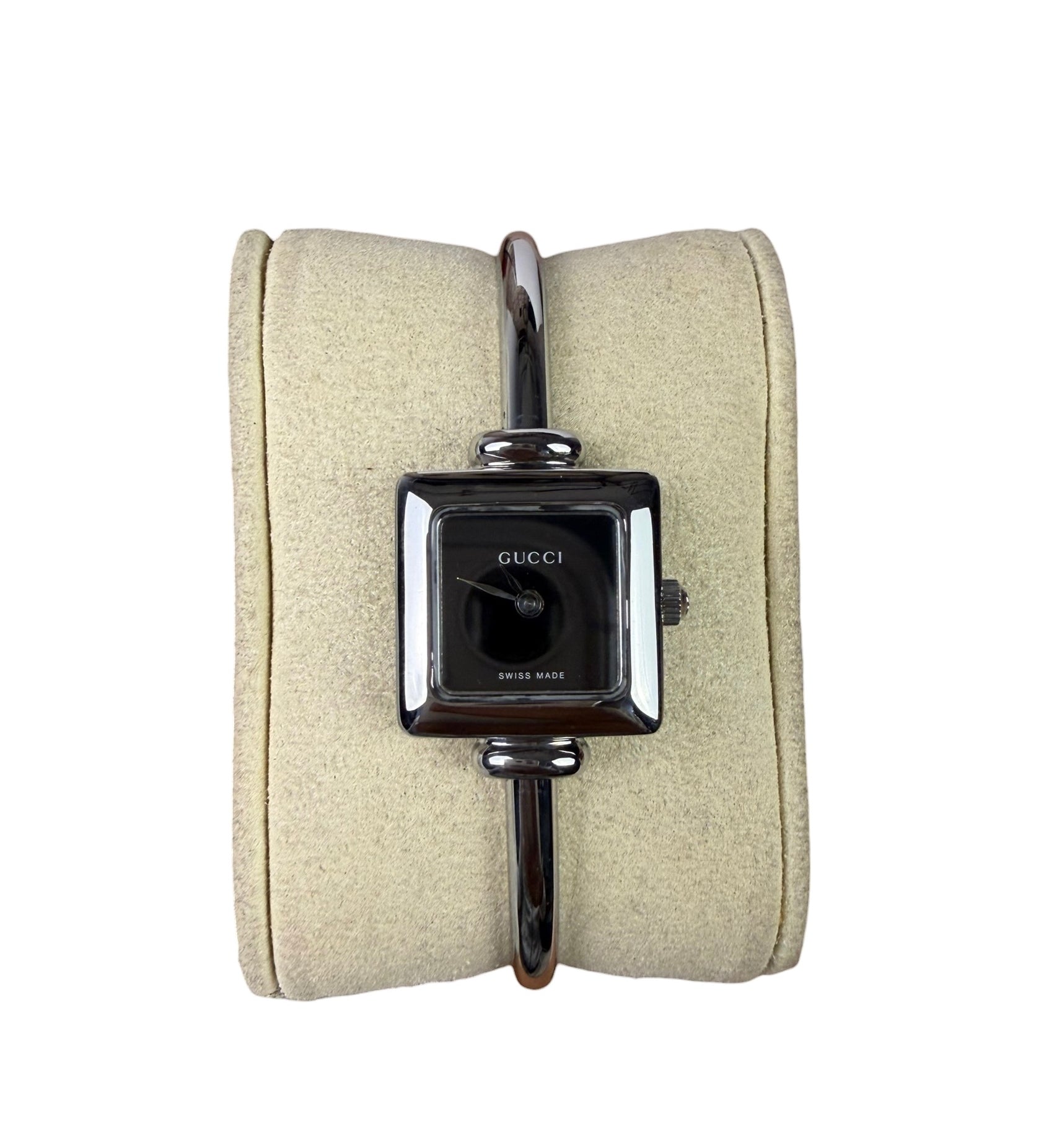 Gucci 1900L Black Square Dial Watch