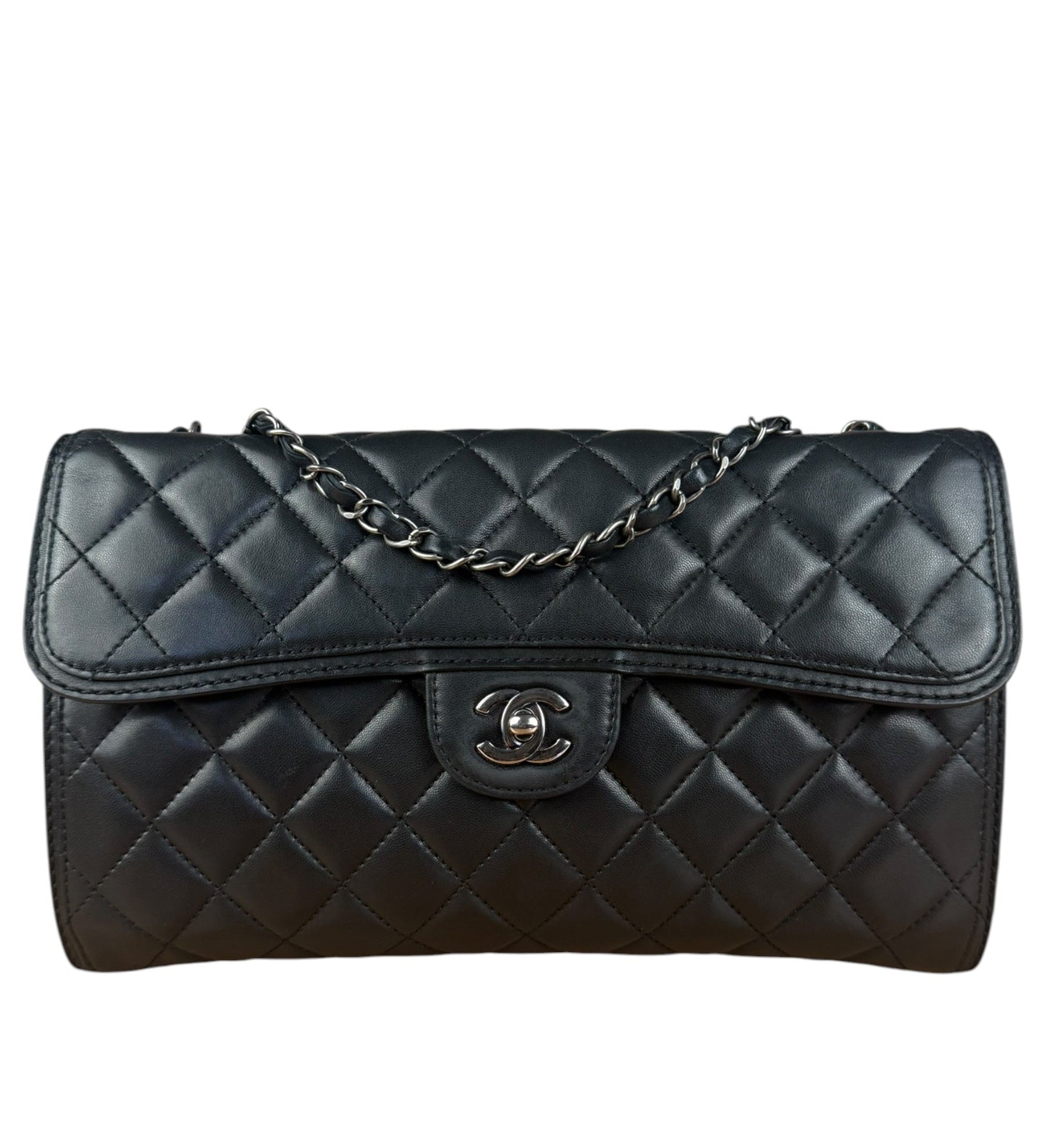 Chanel Black Quilted Medium Citizen Flap Bag 2013