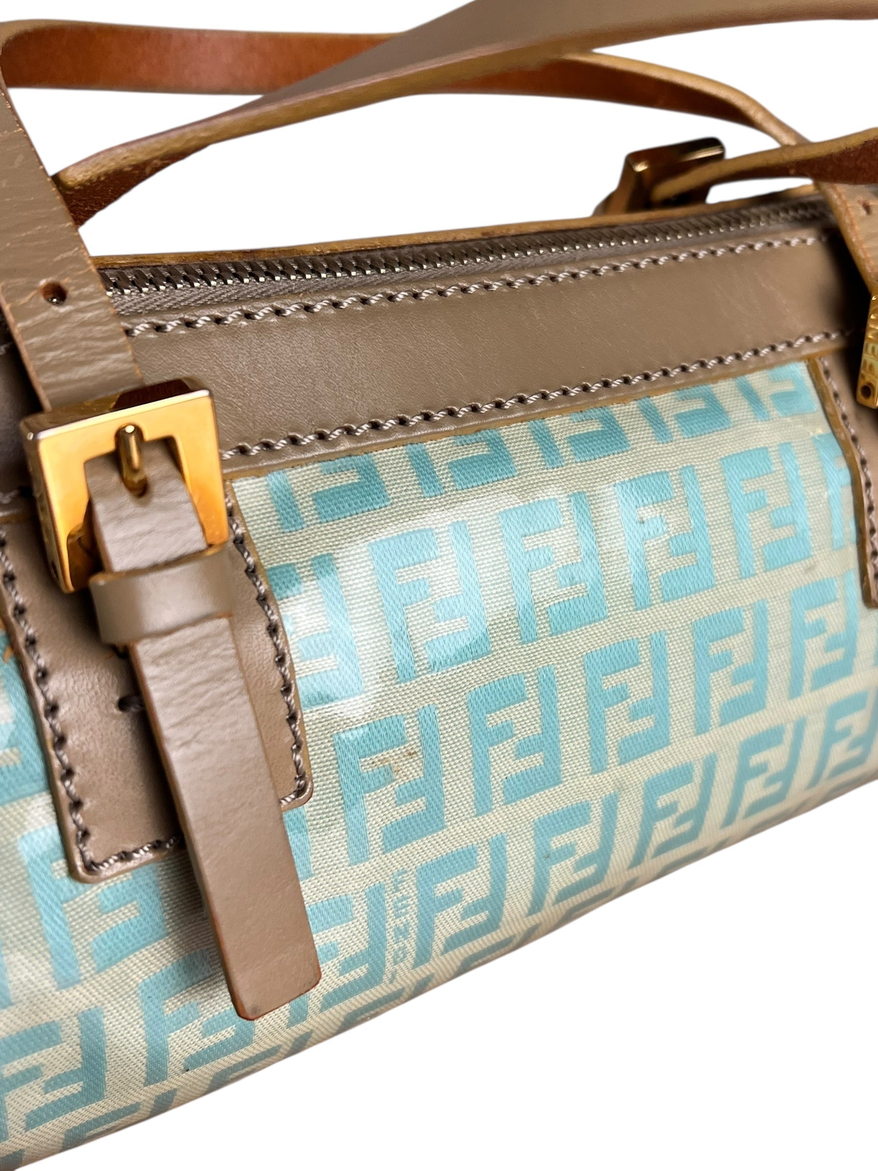 Fendi Forever Bauletto Vinyl Handbag