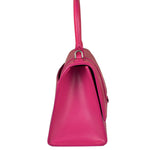 Balenciaga Pink Leather Hourglass Two-Way Bag