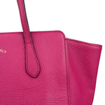 Gucci Pink Pebbled Leather Small Swing Tote