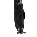 Fendi Black Leather Maxi Baguette