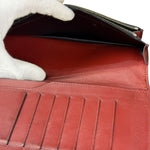 Cartier Black Leather Louis Multipurpose Continental Long Wallet