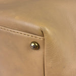 Chanel Turnlock CC Tan Leather Tote 2002