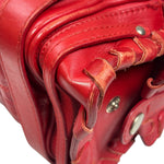 Chloe Red Leather Silverado Shoulder Bag