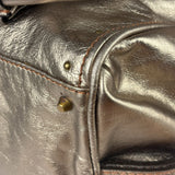 Chloe Metallic Gold Leather Paddington Handbag
