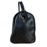 Gucci GG Black Leather Joy Boston Imprime Hand Bag