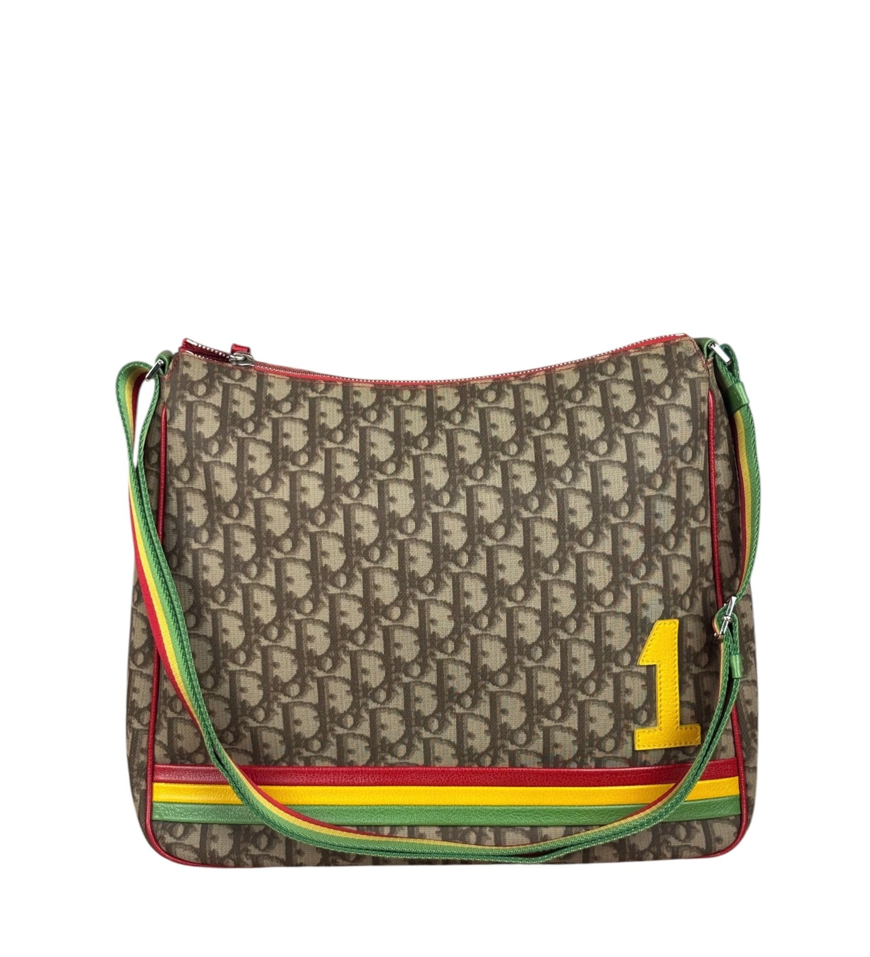 Christian Dior Vintage Rasta Trotter Crossbody Bag