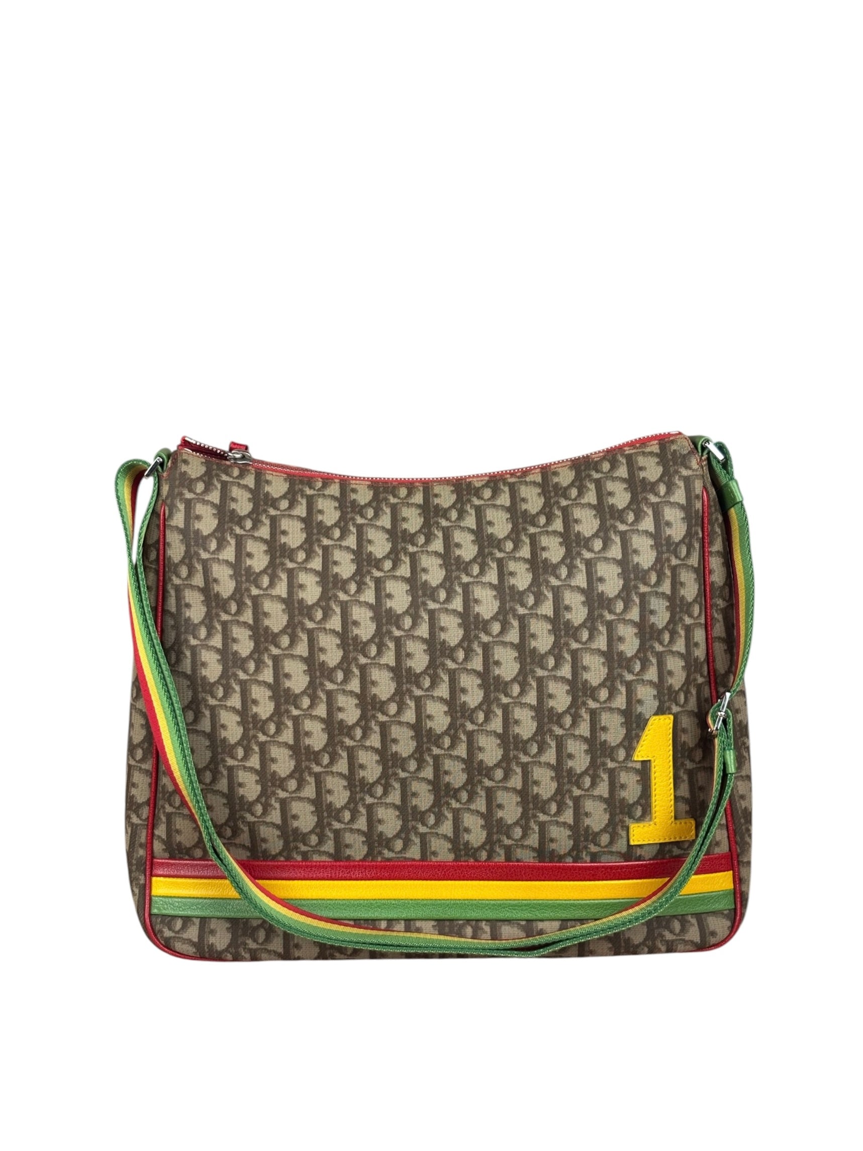 Christian Dior Vintage Rasta Trotter Crossbody Bag