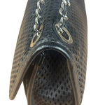 Chanel Black Perforated Leather Up in the Air Flap Bag 2012
