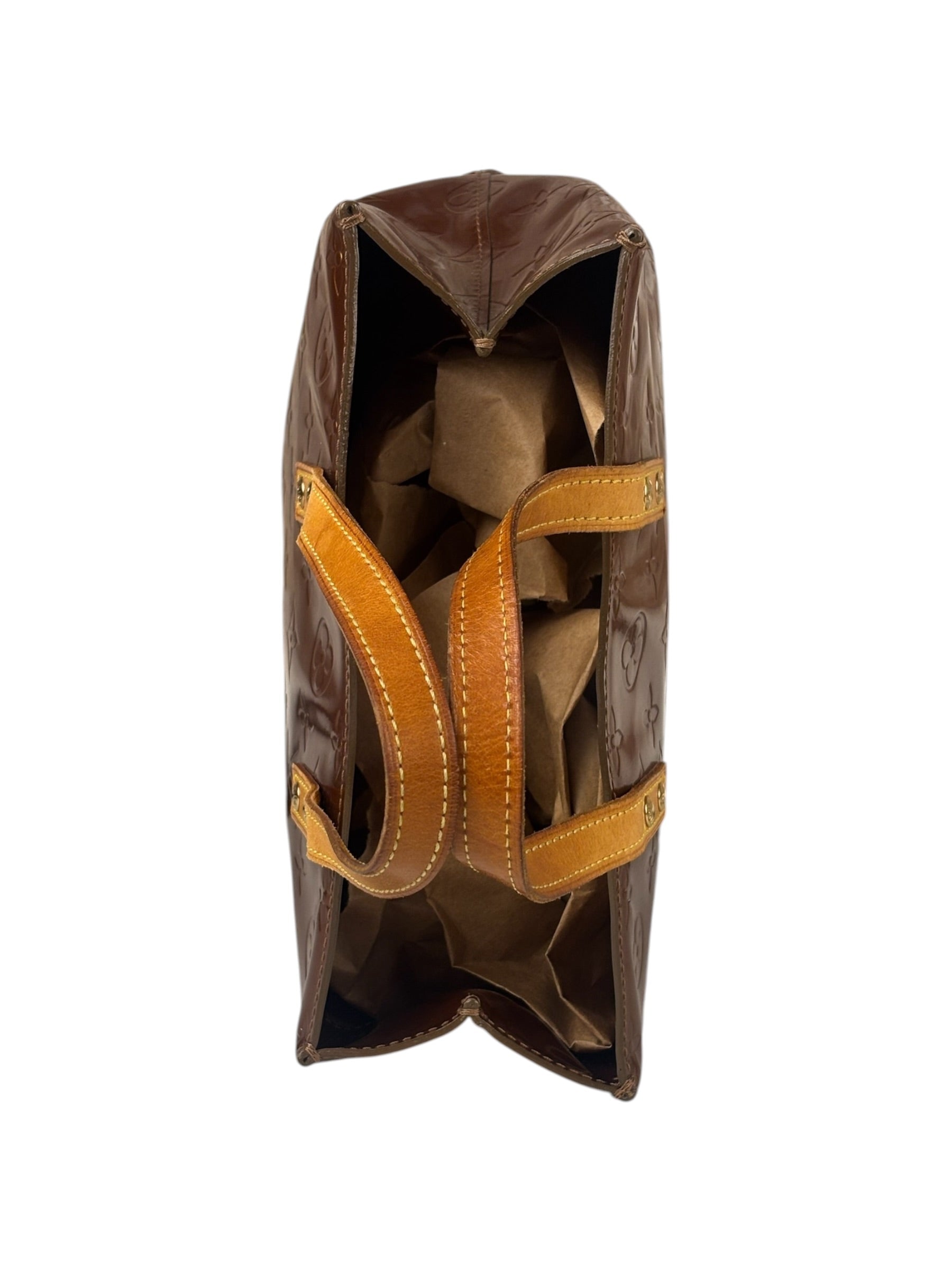 Louis Vuitton Monogram Bronze Vernis Reade PM
