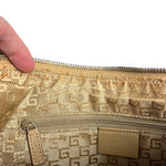Gucci Beige Leather Vintage Hobo Bag