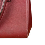 Burberry Vintage Leather Burgundy Handbag