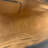 Coach Black Leather Eliza Shoulder Bag