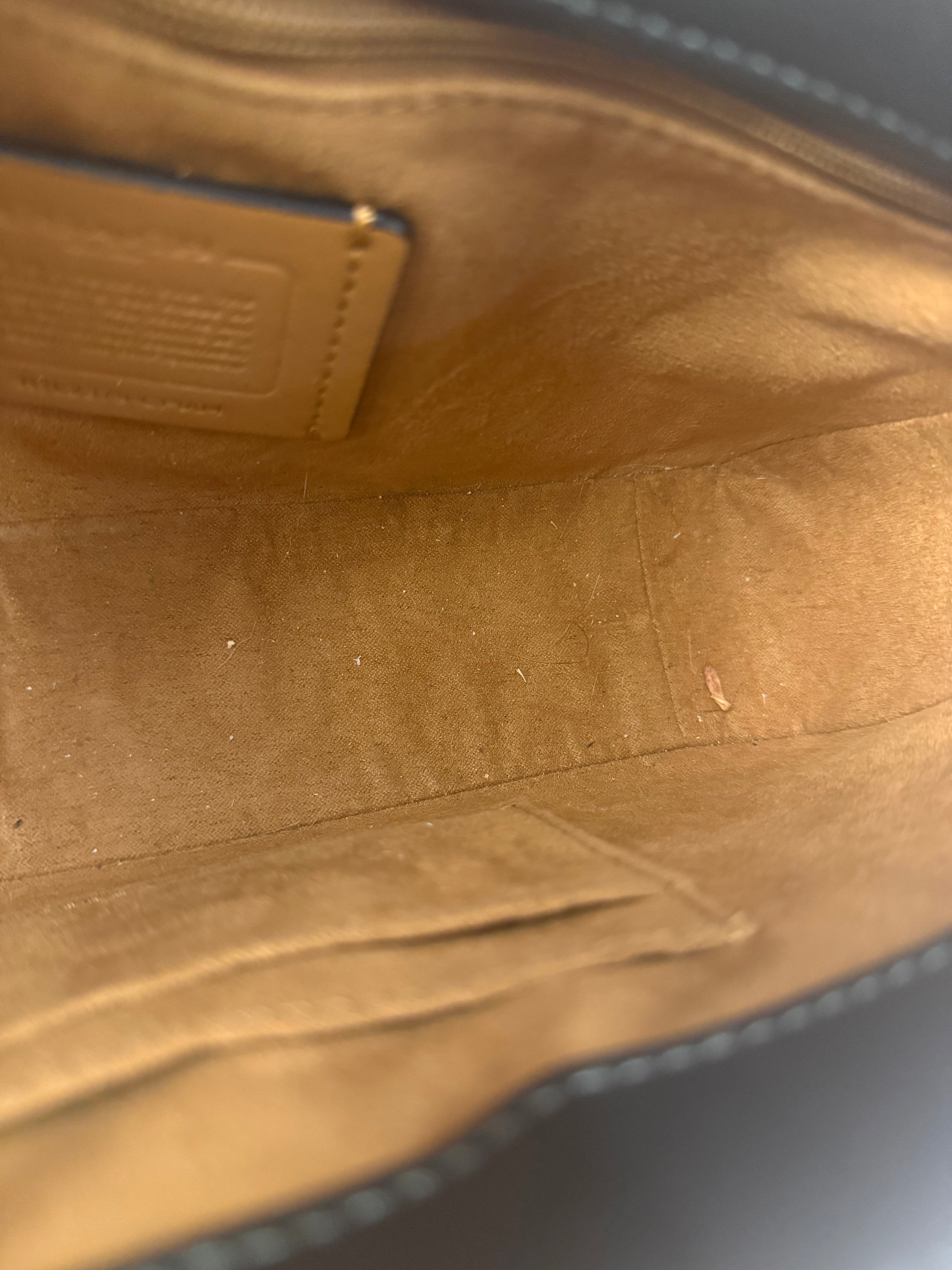 Coach Black Leather Eliza Shoulder Bag