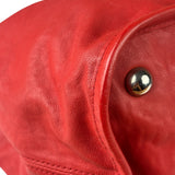 Chanel Red Quilted Leather Natural Beauty Chain Tote 2010