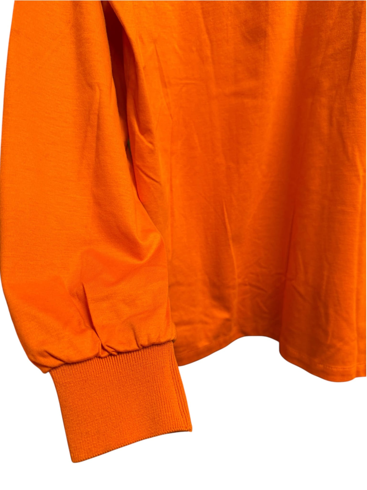 90s Christian Dior Sports Orange/Black Lace Collar Polo Shirt