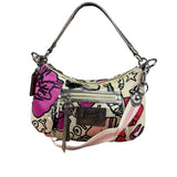 Coach Poppy Multicolor Petal Print RockerTwo-Way Bag