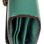 Gucci Green Leather Crystal Embellished Dionysus Chain Bag