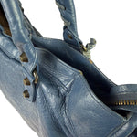 Balenciaga Blue Leather Medium Le City Two-Way Bag