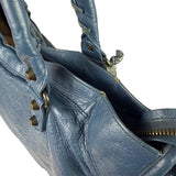 Balenciaga Blue Leather Medium Le City Two-Way Bag