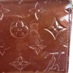 Louis Vuitton Burgundy Monogram Vernis Zippy Wallet
