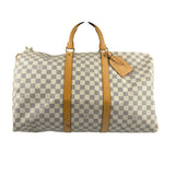 Louis Vuiiton Damier Azur Keepall Bandouliere Hand Bag 55