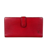 Louis Vuitton Vintage Red Epi Leather Agenda Cover Pochette