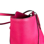 Gucci Hot Pink Pebbled Leather Swing Tote