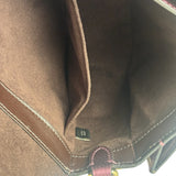 Coach Metallic Berry Leather Signature Cassidy Two-Way Bag