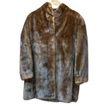 Vintage Dark Brown Fur Coat