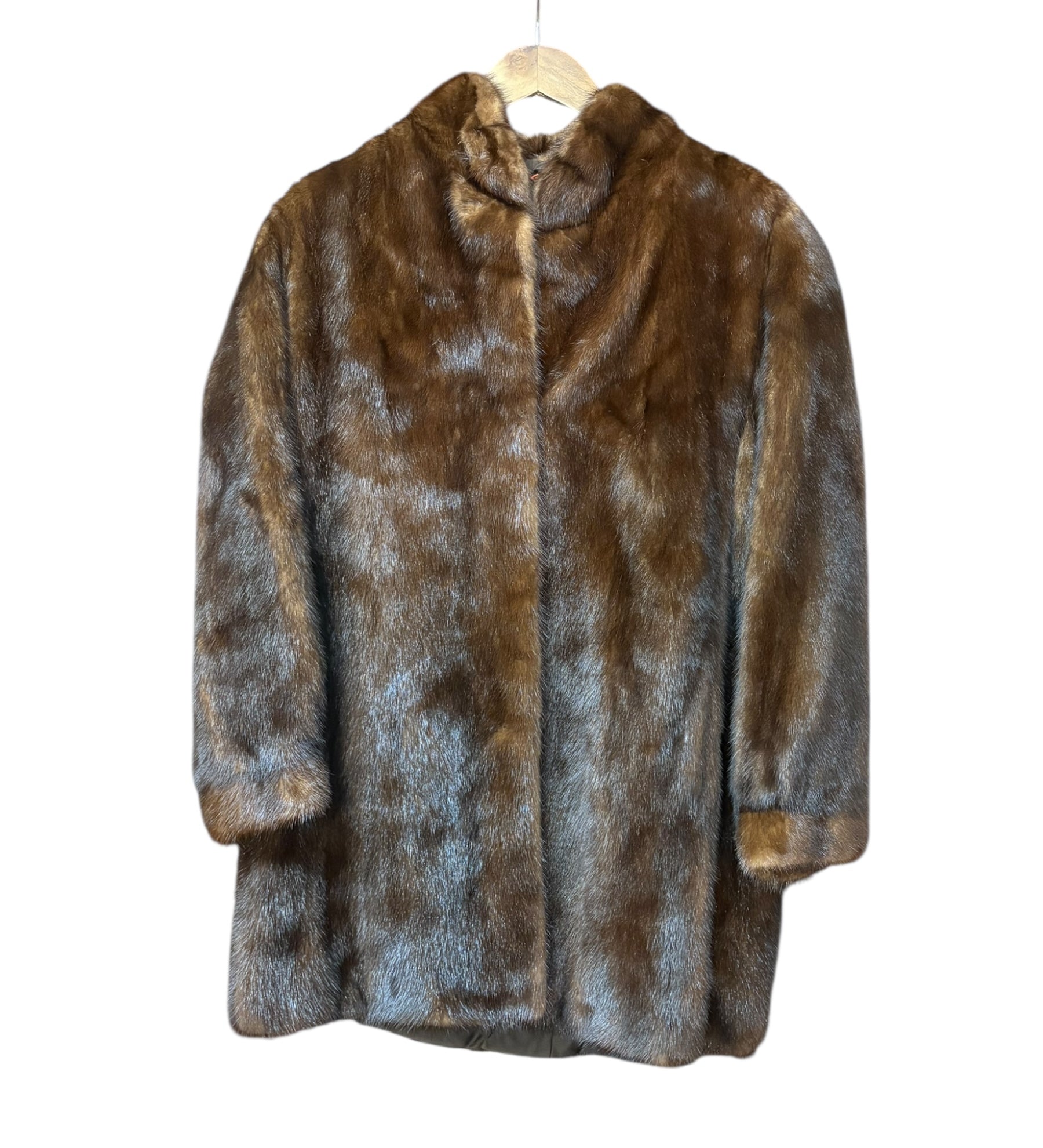 Vintage Dark Brown Fur Coat