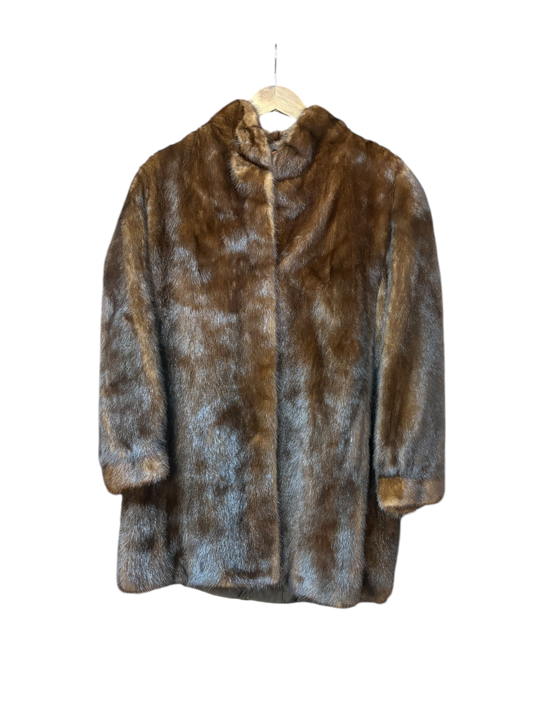 Vintage Dark Brown Fur Coat