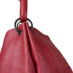 Bottega Veneta Vintage Red Hobo Aquilone Fortune Cookie Shoulder Bag