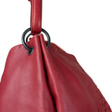 Bottega Veneta Vintage Red Hobo Aquilone Fortune Cookie Shoulder Bag