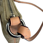 Coach Beige Leather Canvas Rowan File Crossbody Bag