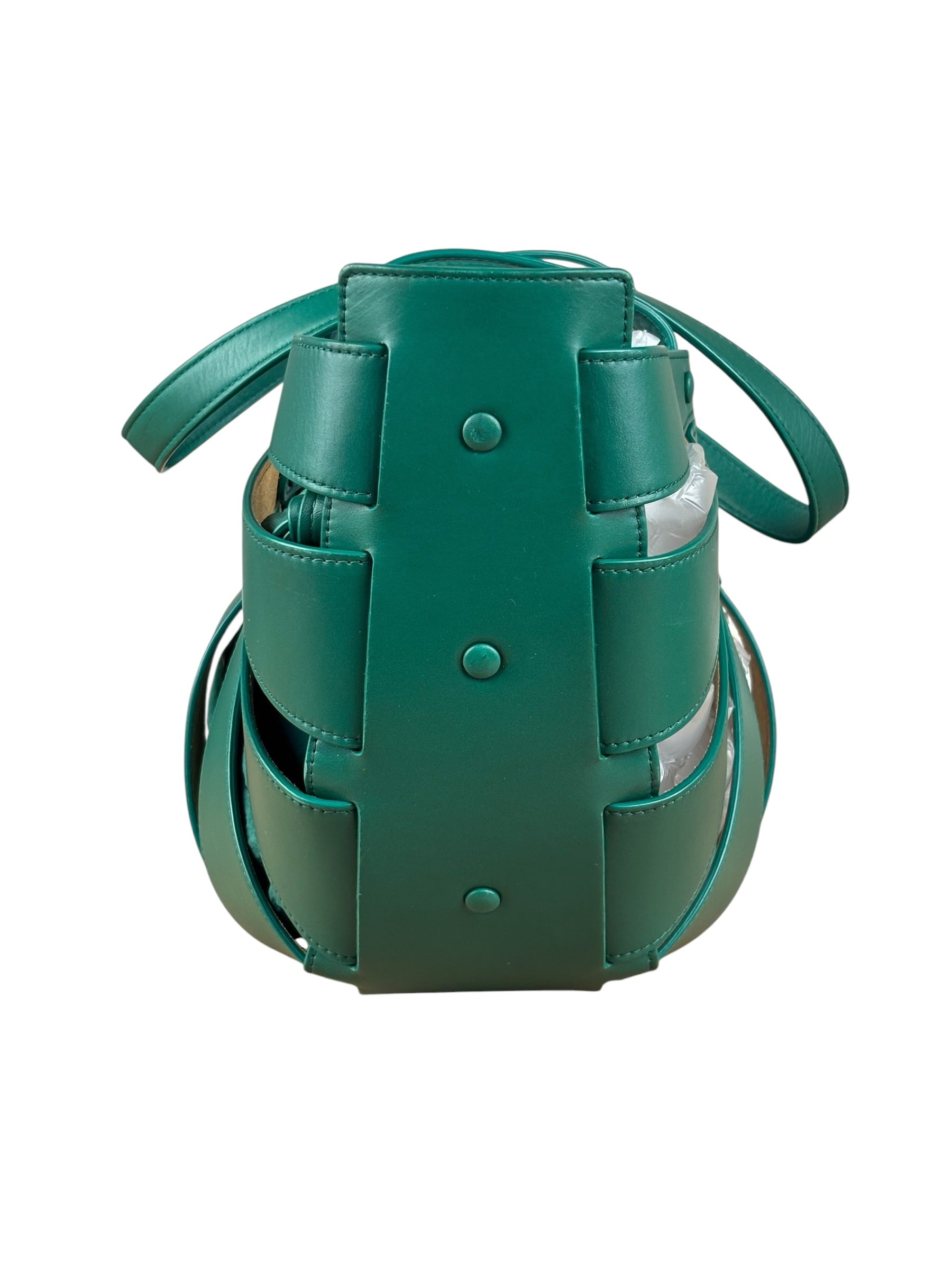 Bottega Veneta Leather Shell Shoulder Bag
