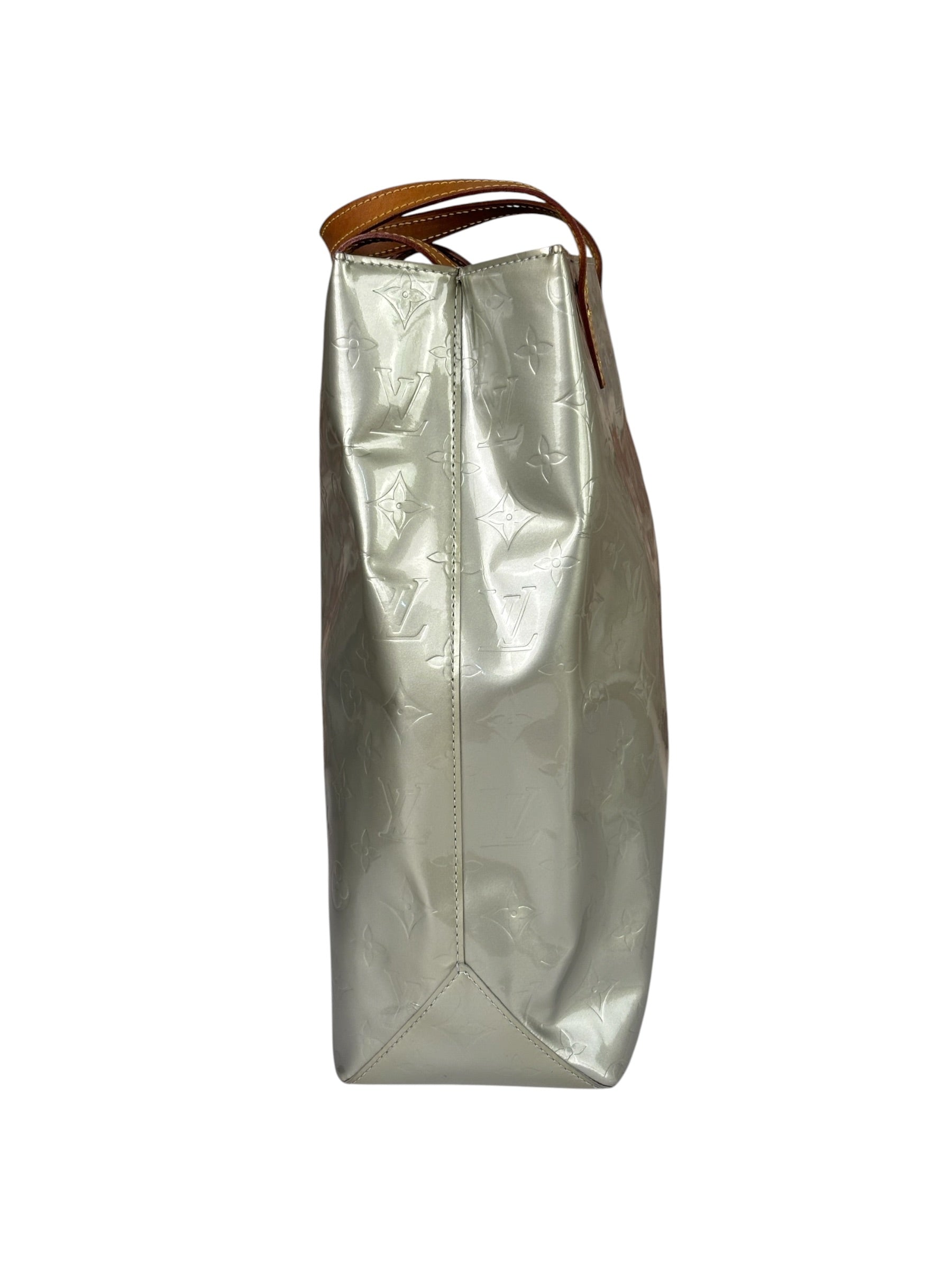 Louis Vuitton Sea Green Monogram Vernis Reade Tote Bag MM