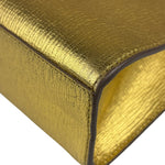 Christian Dior Gold/Metallic Leather Diorever Shoulder Bag