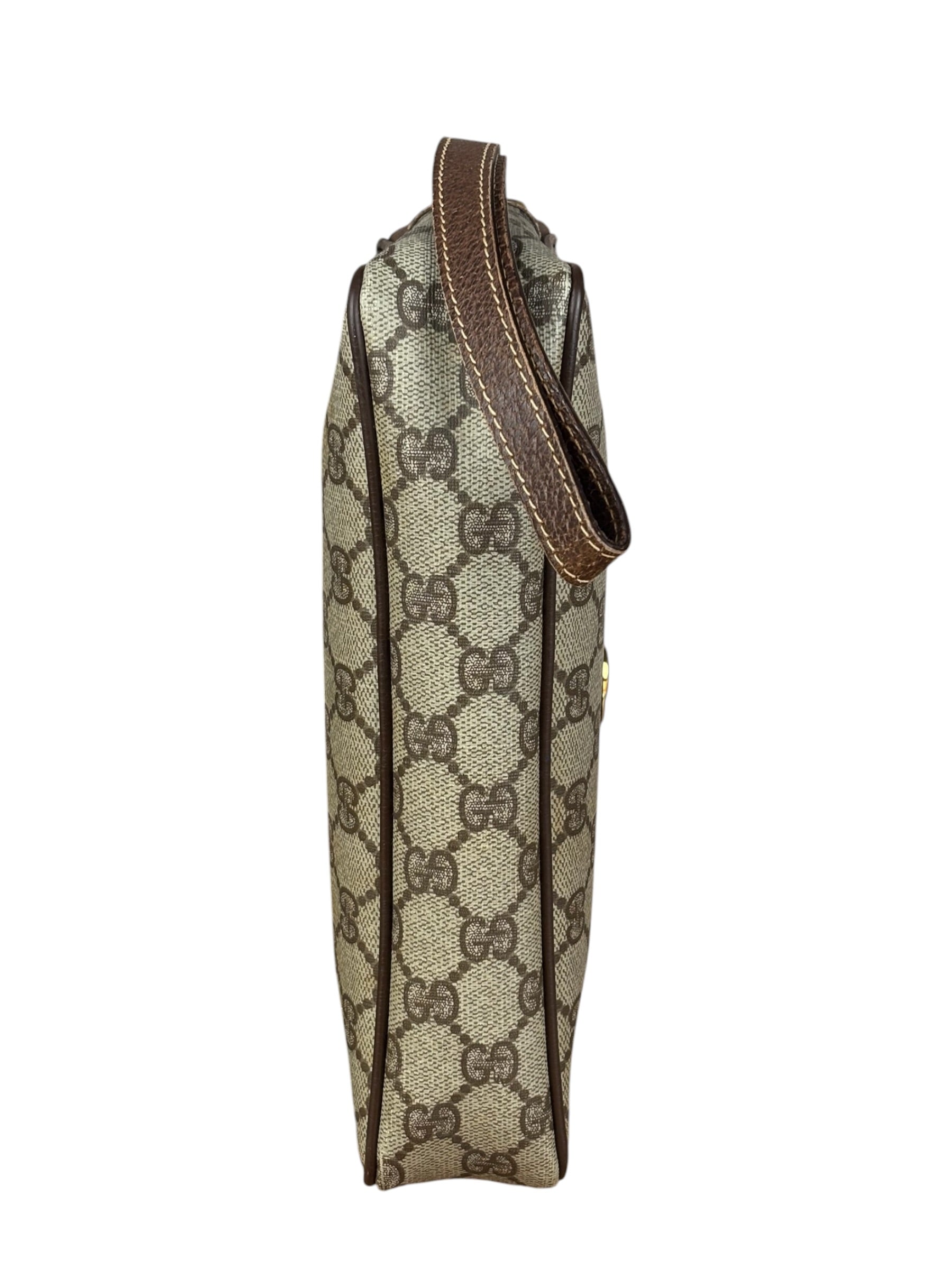 Gucci GG Vintage Coated Canvas Zip Pouch