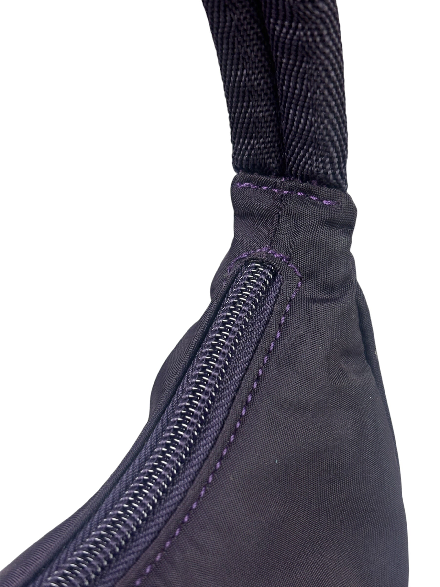 Prada Purple Tessuto Nylon Pochette