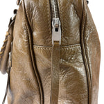 Balenciaga Brown Motocross Classic Travel Bag