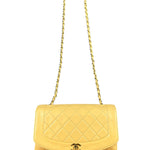 Chanel Beige CC Leather Diana Flap Bag '92