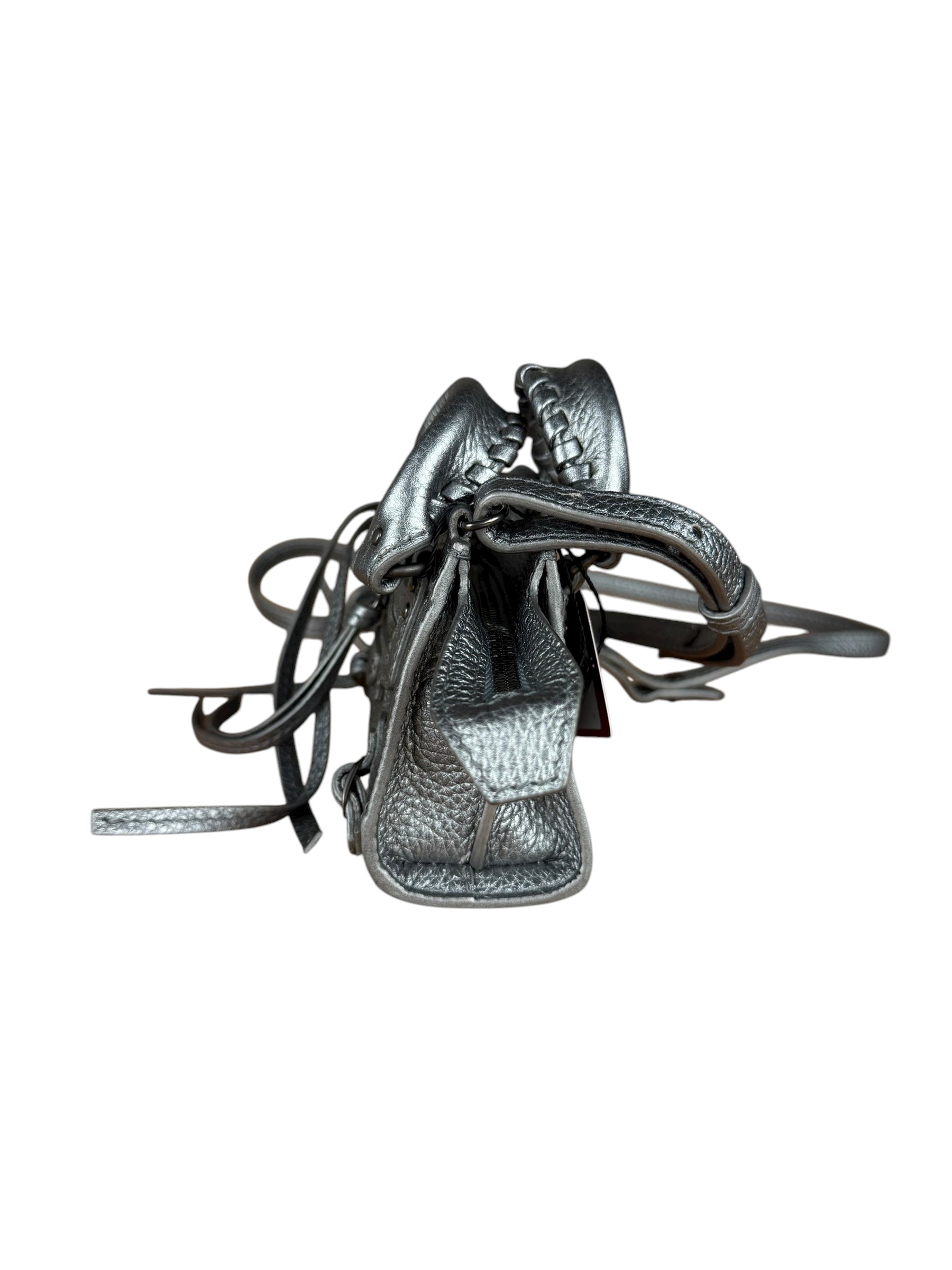 Balenciaga Nano City Bag Silver