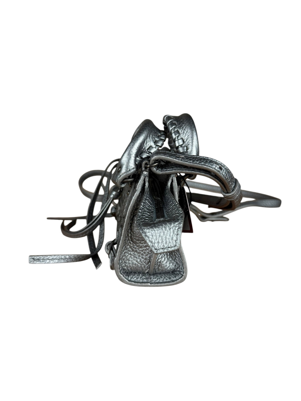 Balenciaga Nano City Bag Silver
